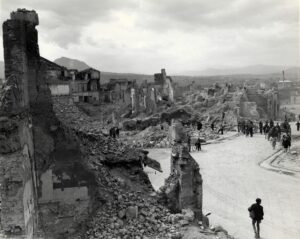 Destroyed Italian City