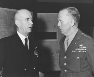Adm. King and Gen. Marshall in 1942. GCMF Photo.